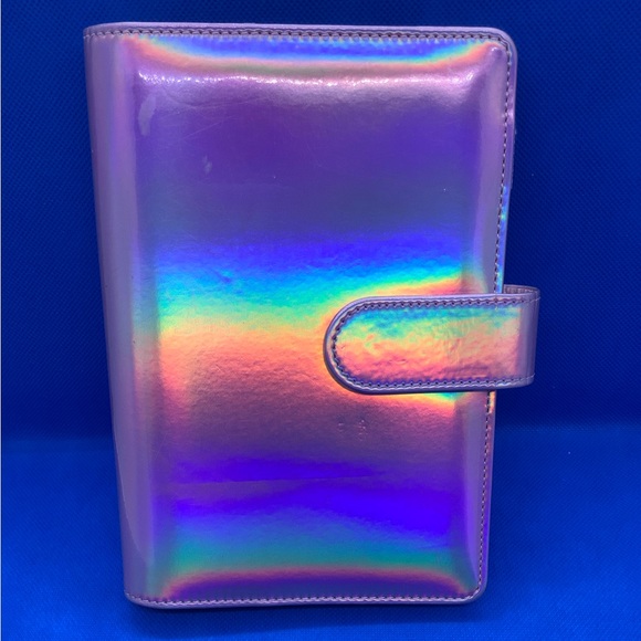 6 Ring Mini Binder Holographic Pink - Picture 4 of 4